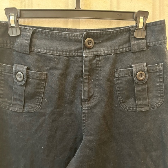 Y2K Black Low Rise Pants - Picture 2 of 5